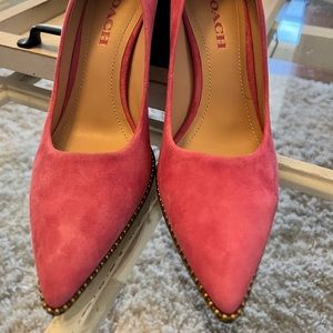 Coach Waverly Heels “confetti pink”